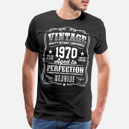 Vintage 1970 Aged to Perfection White 